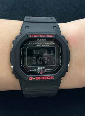 卡西欧GW-B5600HR-1/AR-1/SL-4/5 小方块光能电波蓝牙防水男手表