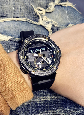 卡西欧手表 G-SHOCK GST-B200X-1A9/1A2/B100X/D/B太阳能蓝牙男表