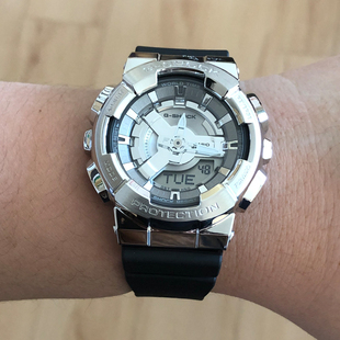 卡西欧手表GM-S110-1A/B-8A/PG/LB-2A/110-1A/B/MF电子防水男女表
