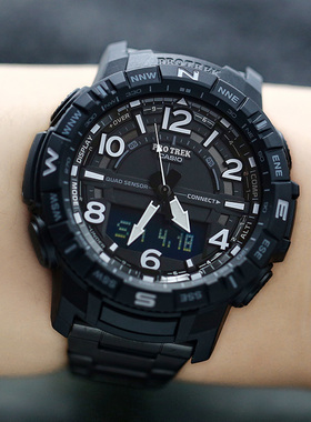 卡西欧 PROTREK PRT-B50YT-1/T-7/2/1/4/B70-5登山蓝牙男士腕手表