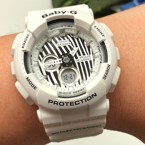 卡西欧手表 BA-120WLP-7A/110TM/GA-110WLP-7A斑马纹款电子男女表