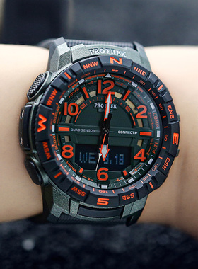卡西欧手表PROTREK PRT-B50FE-3/T-7/YT/2/1/4 登山蓝牙男士腕表