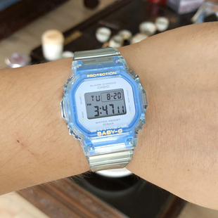 卡西欧手表电子防水运动女士腕表BGD-565SJ-2/7/9/GS-1/570BC-3/4