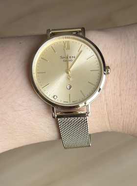 卡西欧手表SHE-4539GM-9A/CM-4A/SM-2A/4540CM-3A/CGM 石英女腕表