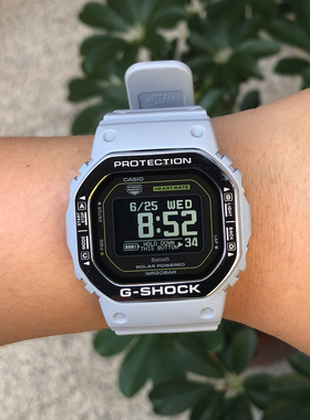 卡西欧DW-H5600MB-8A9/2/1/GBD-H1000-4太阳能心率电子蓝牙男手表