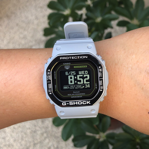 卡西欧DW-H5600MB-8A9/2/1/GBD-H1000-4太阳能心率电子蓝牙男手表