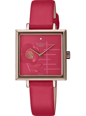 卡西欧手表Sheen SHE-C141CGL-4A/C151PGL-7A/C121M石英女腕手表