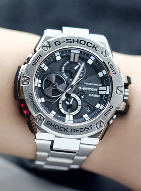 卡西欧手表 G-SHOCK GST-B100D-1A/X/XB-2A/GB-1A9太阳能蓝牙男表