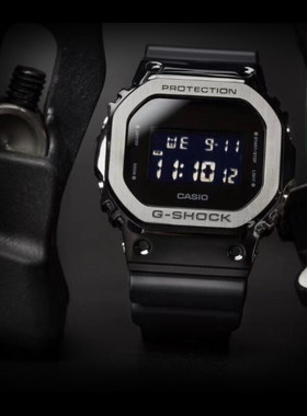 卡西欧G-SHOCK GM-5600B-1/5600-1/3/S5600/G-7/PG-4电子男腕手表