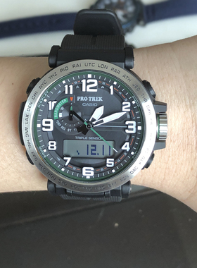 卡西欧手表PRG-601-1/YB-2/3/650Y-1 太阳能登山运动电子防水男表