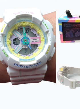 卡西欧BABY-G BA-110TM-7APRB/1A 2233合作款运动电子女士腕手表