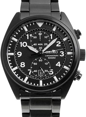 精工手表全国联保2年 SNN233J1 多功能石英男表日本原装防水