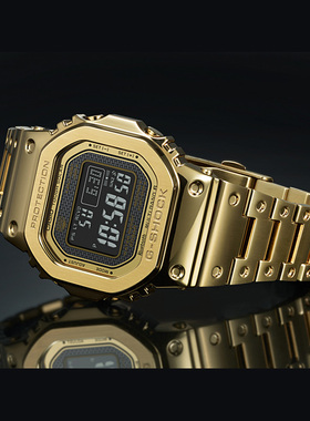 卡西欧手表GMW-B5000GD/TVB/4/D/PC/RD太阳能电波蓝牙小方块男表