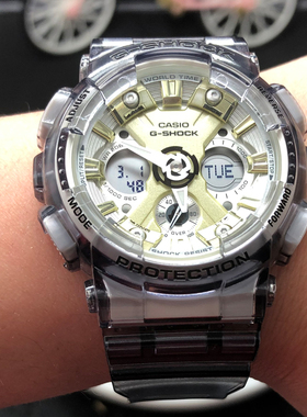 卡西欧手表G-SHOCK GMA-S120GS-8A/3A/SR-7A/S110SR 电子男士腕表