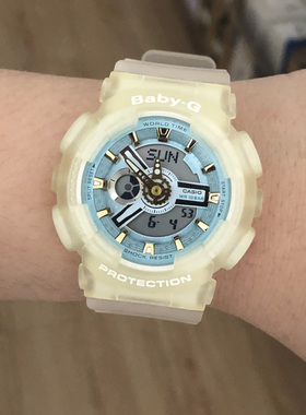 卡西欧手表BABY-G BA-110SC-7A/2A/4A/BE/RG/110LS 电子女士腕表