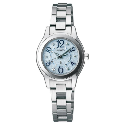 精工太阳能石英女表防水手表腕表