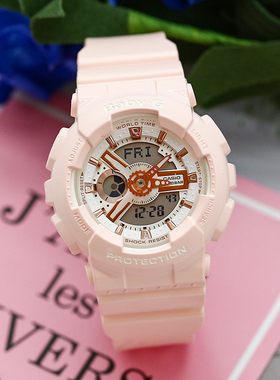 卡西欧手表BA-110RG-4A/110-4A2/1A /7A/GA/BE/CF/CH运动电子女表