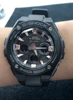 卡西欧手表G-SHOCK GST-S310BDD/S120/S100G/太阳能运动防水男表