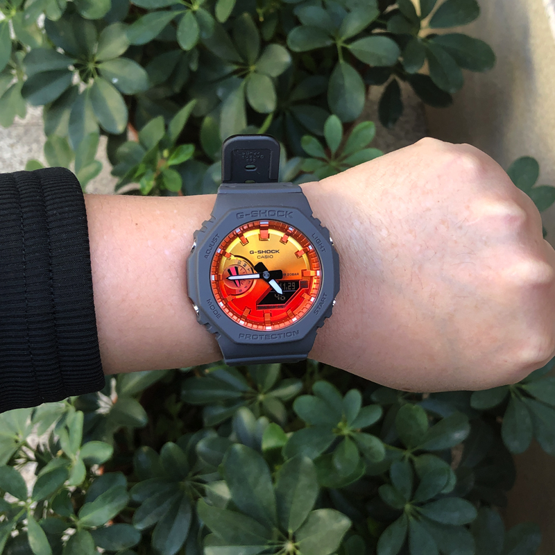 卡西欧手表GA-2100FL-8ARL-1A/1A1/FR-5A/3A/VB-1A/BP 电子男腕表