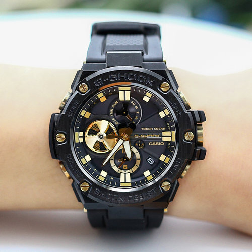 卡西欧G-SHOCK太阳能蓝牙男手表