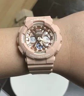 卡西欧BABY-G BA-130-4APRL/7A1/7A2/110XCP校园风礼盒电子女手表
