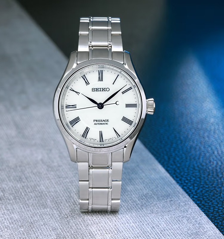 精工有田烧陶瓷表盘机械防水男表