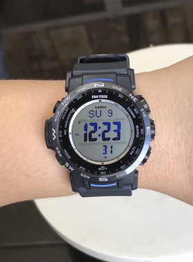 卡西欧PROTREK PRW-35Y/7/3400Y-5/3100Y太阳能电波登山男表