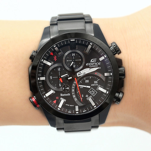 卡西欧太阳能蓝牙男士腕手表防水