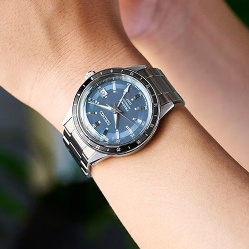 精工手表4R34机芯GMT两地时机械男表 SSK009J1/011/013/003/001K1