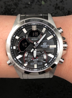 卡西欧手表 ECB-30YD-1A/2A/YDC/YP/900YDB-1B太阳能蓝牙石英男表