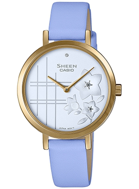 卡西欧手表Sheen SHE-C140GL-2A/CGM-7A/C150CGL-4A/GM石英女腕表