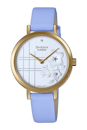 卡西欧手表Sheen SHE-C140GL-2A/CGM-7A/C150CGL-4A/GM石英女腕表