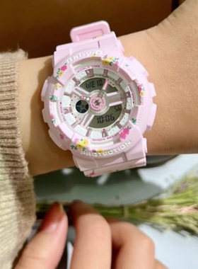 卡西欧手表 BA-110LSB-4A/RG-1A/110-4A2 /GA/BE-7A 运动电子女表