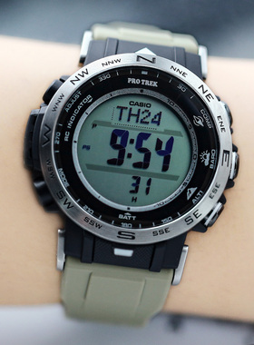 卡西欧手表PROTREK PRW-30-5/ECA-1/3400Y-2太阳能电波登山男腕表