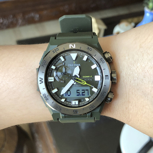 6800Y PRW 光能电波登山男腕表 卡西欧手表 6600YB PROTREK