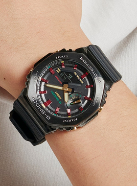 卡西欧手表GM-2100CH-1A/B-4A/3A/N-2A/S2100PG-1A4电子男情侣表