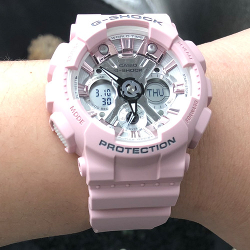 卡西欧男表电子双显运动手表防水