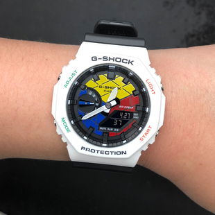 1A1 魔方合作款 GAE 电子男表防水 2100RC 卡西欧手表