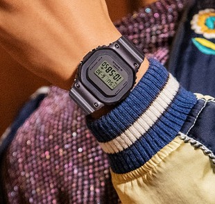 卡西欧G-SHOCK GM-S5600MF-6/PG-4/G-7/5600-1 电子运动男腕手表