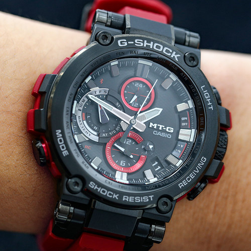 卡西欧太阳能电波防水石英男手表