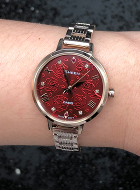 卡西欧Sheen SHE-4549CG-4A/4539CGM/2A/M-7A/4540石英女士腕手表