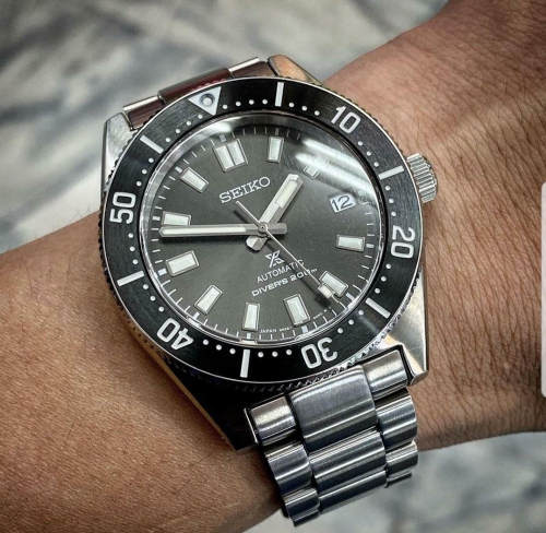 精工6R自动机械潜水男腕手表防水