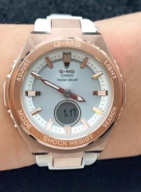 卡西欧手表 BABY-G MSG-S200G-7A/1A/200-4A/7A 太阳能运动电子女