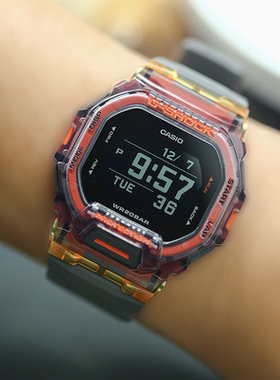 卡西欧G-SHOCK GBD-200SM-1A5/200LM/GBX-100计步运动蓝牙男手表