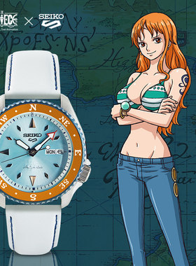 SEIKO精工5号航海王IP限量联名款海贼王机械男腕手表SRPF63K1/62K