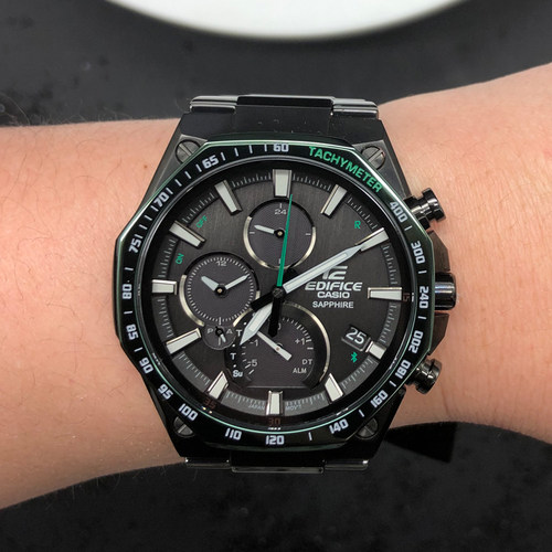 卡西欧太阳能蓝牙男表防水手表