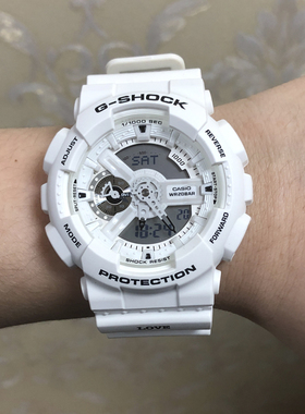 卡西欧手表SMFK合作款防水电子石英男表GA-110MW-7A/GB/MMC-1A