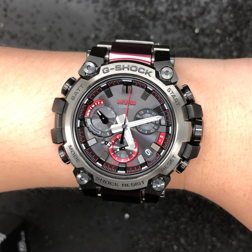 卡西欧太阳能电波蓝牙男防水手表