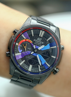 卡西欧 ECB-S100HR-1A/YHG/YDC-2A/YD/900YDB-1B光能蓝牙男腕手表