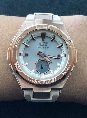 卡西欧手表 BABY-G MSG-S200CG/DG-4A太阳能电子运动女士腕表石英